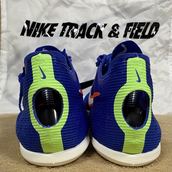 Nike Zoom Mamba V6 Men's Distance Track & Field Blue DR2733-400 w/ Spikes/Bag - Picture 6 of 7